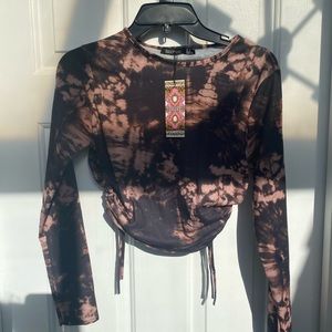 Sexy tie dye top
